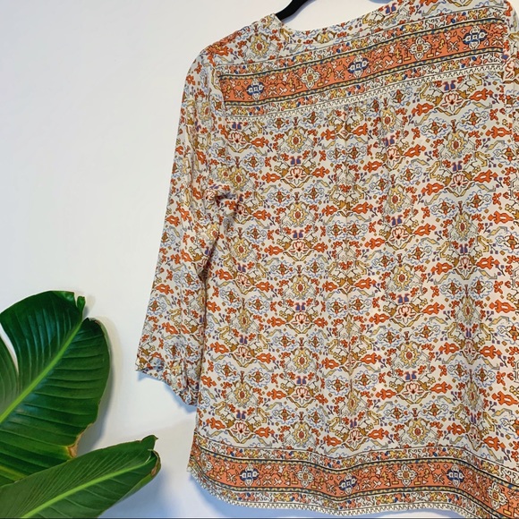Moroccan print tunic top - Picture 3 of 4